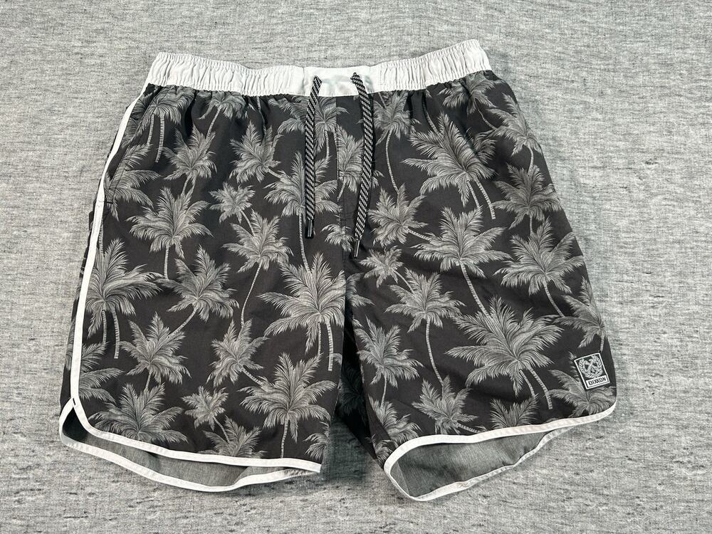 Dixxon Athletic Shorts Mens Extra Large Black Palm Trees Training Performance